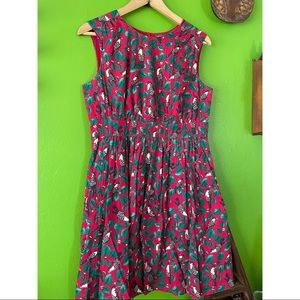 Modcloth ❤️ Emily & Fin Red Dress w/ Pockets ❤️EUC❣️